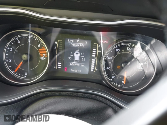 2020 Jeep Cherokee Latitude Plus with VIN 1C4PJLLB2LD592959, listed as a IAAI auction lot 42491266 with 74,609 mi miles and . Bid and sale history available at DreamBid. Image 15.