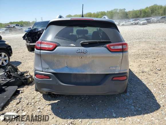 2016 Jeep Cherokee Latitude with VIN 1C4PJLCB1GW291500, listed as a Copart auction lot 80709943 with 0 mi miles and Salvage Title. Bid and sale history available at carsss.com. Image 6.