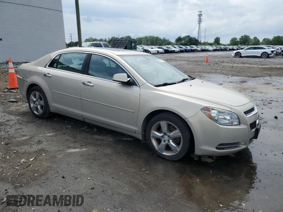2012 Chevrolet Malibu 2LT with VIN 1G1ZD5E0XCF187498, listed as a Copart auction lot 54817625 with 65,875 mi miles and Salvage Title. Bid and sale history available at DreamBid. Image 4.