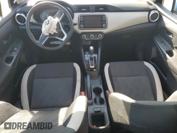 2021 Nissan Versa SV with VIN 3N1CN8EV2ML921763, listed as a Copart auction lot 51746795 with 32,891 mi miles and Salvage Title. Bid and sale history available at DreamBid. Image 8.