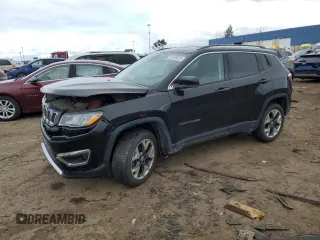 2020 Jeep Compass Limited z VIN 3C4NJDCB2LT196733, wystawiony jako Copart lot #53106625 z przebiegiem 128 783 mil mil oraz Czysty tytuł • Clean title. Historia ofert i sprzedaży dostępna na DreamBid. Obrazek 1.