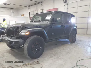2021 Jeep Wrangler Unlimited Sport S with VIN 1C4HJXDN8MW744768, listed as a IAAI auction lot 41894327 with 47,826 mi miles and . Bid and sale history available at DreamBid. Image 22.