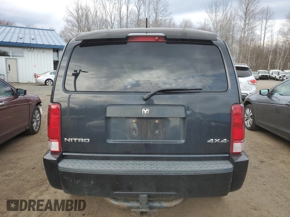 2008 Dodge Nitro SXT with VIN 1D8GU28K58W262594, listed as a Copart auction lot 51253455 with 117,175 mi miles and Salvage Title. Bid and sale history available at carsss.com. Image 6.