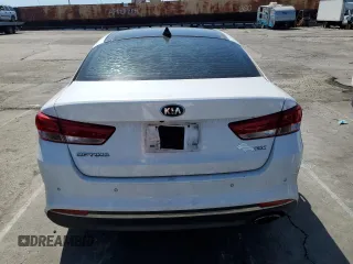 2016 Kia Optima EX with VIN 5XXGU4L33GG090432, listed as a Copart auction lot 49896145 with 103,430 mi miles and Salvage Title. Bid and sale history available at carsss.com. Image 6.