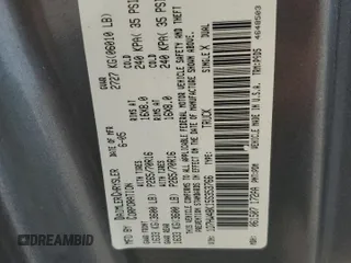 2005 Dodge Dakota SLT z VIN 1D7HW48K15S353766, wystawiony jako Copart lot #59213395 z przebiegiem 182 659 mil mil oraz Szkoda całkowita • Salvage title. Historia ofert i sprzedaży dostępna na DreamBid. Obrazek 12.