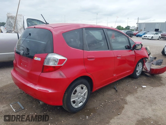 2013 Honda Fit with VIN JHMGE8H39DC065770, listed as a IAAI auction lot 42024432 with 67,267 mi miles. Bid and sale history available at carsss.com. Image 4.