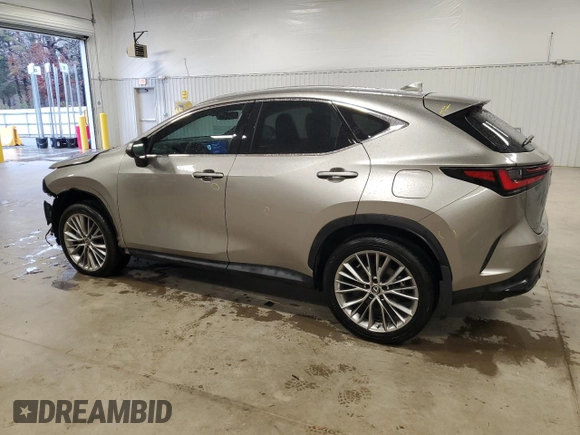 2022 Lexus NX with VIN 2T2GKCEZ7NC007876, listed as a Copart auction lot 83941674 with 36,631 mi miles and Salvage Title. Bid and sale history available at carsss.com. Image 2.