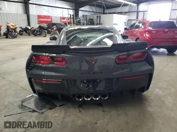 2017 Chevrolet Corvette Grand Sport 1LT with VIN 1G1YV2D71H5105645, listed as a Copart auction lot 46124703 with 33,350 mi miles. Bid and sale history available at carsss.com. Image 6.