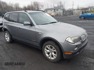 2009 BMW X3 xDrive30i with VIN WBXPC93439WJ27511, listed as a IAAI auction lot 41971762 with 112,766 mi miles. Bid and sale history available at carsss.com. Image 1.