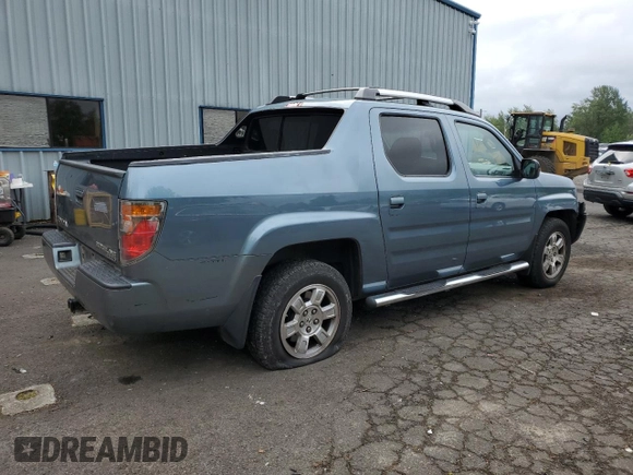 2008 Honda Ridgeline RTL with VIN 2HJYK16578H532435, listed as a Copart auction lot 57151005 with 171,301 mi miles and Salvage title. Bid and sale history available at DreamBid. Image 3.