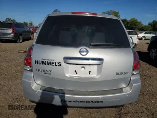 2008 Nissan Quest with VIN 5N1BV28U98N101657, listed as a Copart auction lot 73183964 with 86,047 mi miles and Salvage Title. Bid and sale history available at carsss.com. Image 6.