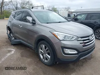 2013 Hyundai Santa Fe Sport z VIN 5XYZU3LA4DG085412, wystawiony jako IAAI lot #42016302 z przebiegiem 121 484 mil mil oraz . Historia ofert i sprzedaży dostępna na DreamBid. Obrazek 1.