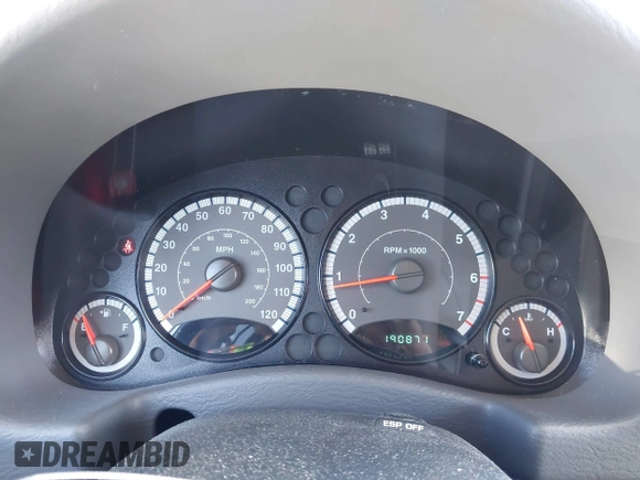 2007 Jeep Liberty Sport with VIN 1J4GK48K87W605357, listed as a IAAI auction lot 41810448 with 190,871 mi miles and . Bid and sale history available at DreamBid. Image 7.