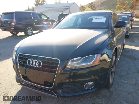2009 Audi A5 with VIN WAUDK78T59A006979, listed as a IAAI auction lot 41689040 with 225,422 mi miles. Bid and sale history available at carsss.com. Image 6.