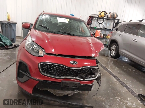 2020 Kia Sportage LX with VIN KNDPM3AC2L7648366, listed as a IAAI auction lot 41675795 with 18,745 mi miles. Bid and sale history available at carsss.com. Image 13.