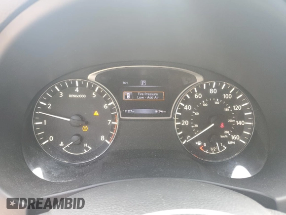 2016 Nissan Altima 2.5 S with VIN 1N4AL3AP2GN353108, listed as a Copart auction lot 52704355 with 111,327 mi miles and Salvage Title. Bid and sale history available at carsss.com. Image 9.
