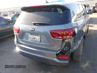 2020 Kia Sorento LX with VIN 5XYPG4A30LG699221, listed as a IAAI auction lot 41906516 with 59,482 mi miles. Bid and sale history available at carsss.com. Image 17.