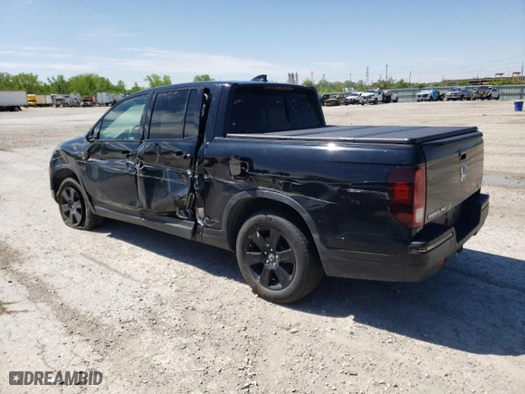 2018 Honda Ridgeline Black Edition with VIN 5FPYK3F84JB016143, listed as a Copart auction lot 51520004 with 97,053 mi miles and Salvage Title. Bid and sale history available at carsss.com. Image 2.