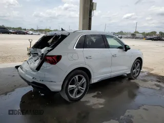 2021 Audi Q3 S line Premium with VIN WA1DECF30M1025884, listed as a Copart auction lot 51396873 with 22,406 mi miles. Bid and sale history available at carsss.com. Image 3.