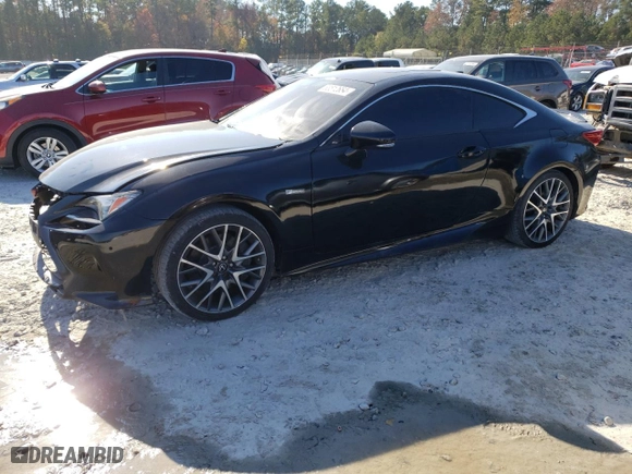 2015 Lexus RC 350 with VIN JTHHE5BC2F5006790, listed as a Copart auction lot 83512654 with 34,634 mi miles and Clean Title. Bid and sale history available at carsss.com. Image 1.