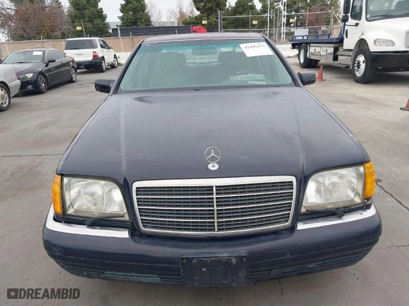 1995 Mercedes-Benz S Class with VIN WDBGA33E7SA279768, listed as a IAAI auction lot 41491472 with NaN miles. Bid and sale history available at carsss.com. Image 6.