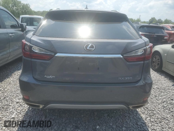 2020 Lexus RX 350 with VIN 2T2HZMAA4LC171993, listed as a Copart auction lot 62016635 with 57,712 mi miles and Salvage title. Bid and sale history available at DreamBid. Image 6.