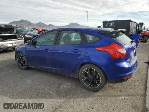2013 Ford Focus SE with VIN 1FADP3K27DL116805, listed as a Copart auction lot 47143705 with 283,413 mi miles and Salvage Title. Bid and sale history available at carsss.com. Image 2.