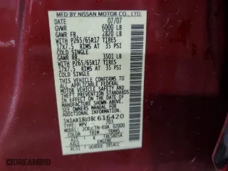 2008 Nissan Pathfinder S with VIN 5N1AR18U38C616420, listed as a Copart auction lot 51917975 with 198,849 mi miles and Clean Title. Bid and sale history available at carsss.com. Image 13.