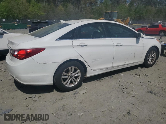 2013 Hyundai Sonata GLS with VIN 5NPEB4AC1DH803019, listed as a Copart auction lot 54192145 with 166,456 mi miles and Salvage Title. Bid and sale history available at carsss.com. Image 3.