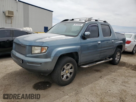 2006 Honda Ridgeline RTL with VIN 2HJYK16556H524959, listed as a Copart auction lot 50733285 with 134,389 mi miles and Salvage Title. Bid and sale history available at carsss.com. Image 1.