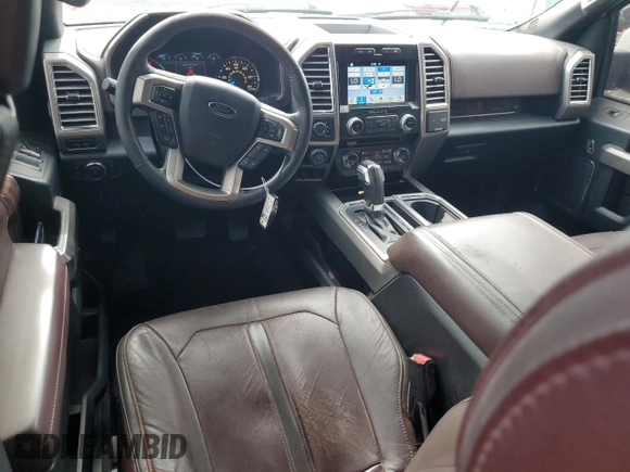 2016 Ford F-150 XLT with VIN 1FTEW1EG7GFA10578, listed as a Copart auction lot 63109335 with 154,643 mi miles and Salvage title. Bid and sale history available at DreamBid. Image 8.