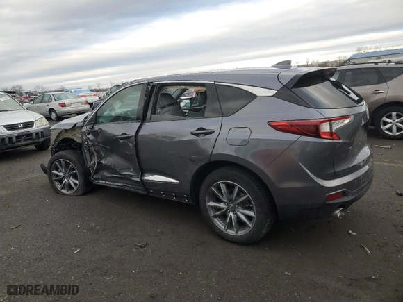 2020 Acura RDX w/Technology Pkg with VIN 5J8TC2H54LL009997, listed as a Copart auction lot 43806625 with 0 mi miles and Salvage Title. Bid and sale history available at carsss.com. Image 2.