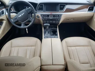 2018 Genesis G80 3.8L with VIN KMHGN4JE0JU240981, listed as a Copart auction lot 72947044 with 43,870 mi miles and Salvage Title. Bid and sale history available at carsss.com. Image 8.