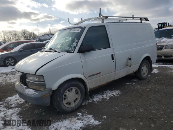 2002 Chevrolet Astro Cargo z VIN 1GCDL19X62B131620, wystawiony jako Copart lot #86748144 z przebiegiem Nie podano mil oraz Szkoda całkowita • Salvage title. Historia ofert i sprzedaży dostępna na DreamBid. Obrazek 1.