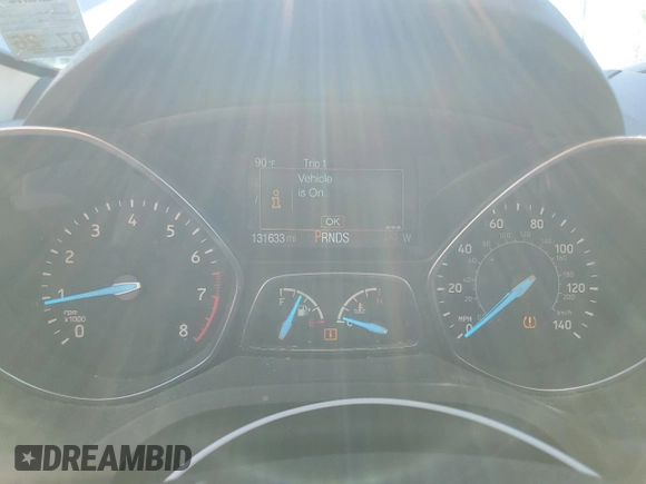 2018 Ford Escape SE with VIN 1FMCU0G90JUC13607, listed as a Copart auction lot 46534215 with 131,633 mi miles and Salvage Title. Bid and sale history available at carsss.com. Image 9.