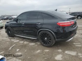 2017 Mercedes-Benz GLE 43 AMG with VIN 4JGED6EB3HA064011, listed as a Copart auction lot 85243874 with 95,518 mi miles and Salvage title. Bid and sale history available at DreamBid. Image 2.