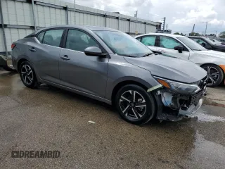 2024 Nissan Sentra SV with VIN 3N1AB8CV7RY354799, listed as a Copart auction lot 55519525 with 21,175 mi miles and Clean Title. Bid and sale history available at DreamBid. Image 4.