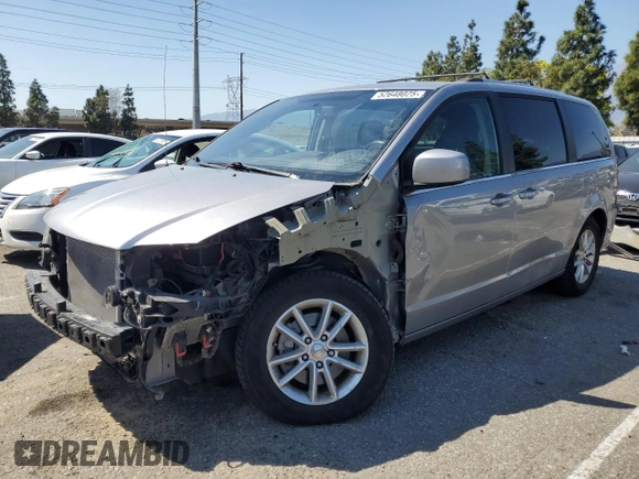 2018 Dodge Grand Caravan SXT z VIN 2C4RDGCG5JR159729, wystawiony jako Copart lot #52648025 z przebiegiem 141 960 mil mil oraz Szkoda całkowita • Salvage title. Historia ofert i sprzedaży dostępna na DreamBid. Obrazek 1.