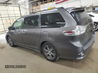 2017 Toyota Sienna SE with VIN 5TDXZ3DC2HS816940, listed as a Copart auction lot 52924865 with 205,900 mi miles and Salvage Title. Bid and sale history available at carsss.com. Image 2.
