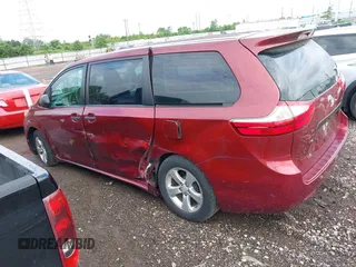 2016 Toyota Sienna L with VIN 5TDZK3DC7GS752874, listed as a IAAI auction lot 42509340 with 100,051 mi miles and . Bid and sale history available at DreamBid. Image 14.