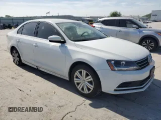 2017 Volkswagen Jetta S with VIN 3VW2B7AJ2HM322695, listed as a Copart auction lot 56958605 with 126,360 mi miles and Salvage title. Bid and sale history available at DreamBid. Image 4.