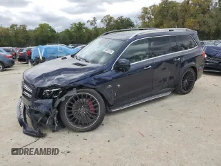 2019 Mercedes-Benz GLS 63 AMG z VIN 4JGDF7FE6KB221892, wystawiony jako Copart lot #49637525 z przebiegiem 69 852 mil mil oraz Szkoda całkowita • Salvage title. Historia ofert i sprzedaży dostępna na DreamBid. Obrazek 1.