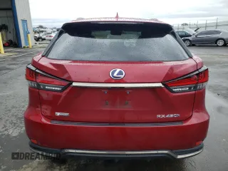 2022 Lexus RX with VIN 2T2YGMDA2NC080676, listed as a Copart auction lot 45195464 with 44,590 mi miles. Bid and sale history available at carsss.com. Image 6.