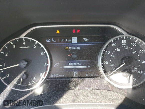 2021 Nissan Maxima SV с VIN 1N4AA6CV6MC513808, выставлен на аукционе Copart как лот 56595115 с пробегом 86 602 миль миль и Списание • Salvage title. История ставок и продаж доступна на DreamBid. Изображение 9.
