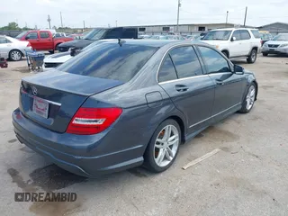 2013 Mercedes-Benz C-Class C 250 Sport with VIN WDDGF4HB4DR271967, listed as a IAAI auction lot 41979695 with 142,802 mi miles. Bid and sale history available at carsss.com. Image 4.