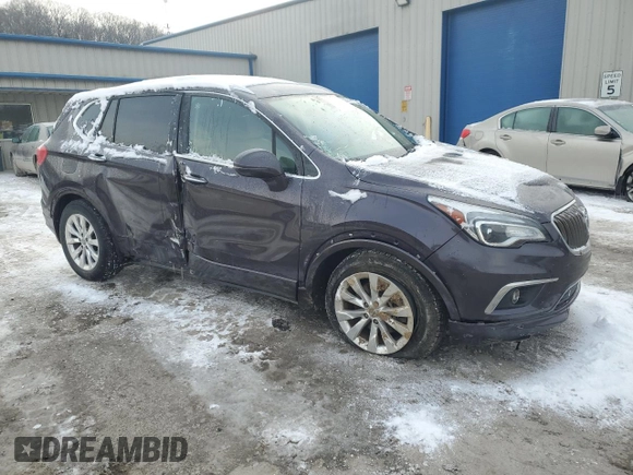 2017 Buick Envision Essence with VIN LRBFXBSA9HD112175, listed as a Copart auction lot 45287045 with 104,161 mi miles and Salvage Title. Bid and sale history available at carsss.com. Image 4.
