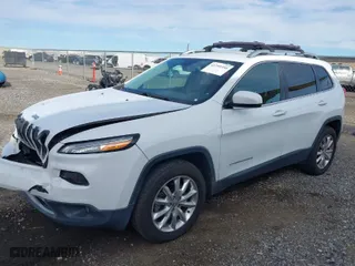 2017 Jeep Cherokee Limited with VIN 1C4PJMDB6HW555493, listed as a IAAI auction lot 41799350 with 92,591 mi miles. Bid and sale history available at carsss.com. Image 2.