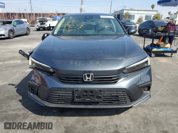 2024 Honda Civic Sedan Touring with VIN 2HGFE1F91RH303600, listed as a Copart auction lot 50323155 with 18,396 mi miles and Salvage Title. Bid and sale history available at carsss.com. Image 5.