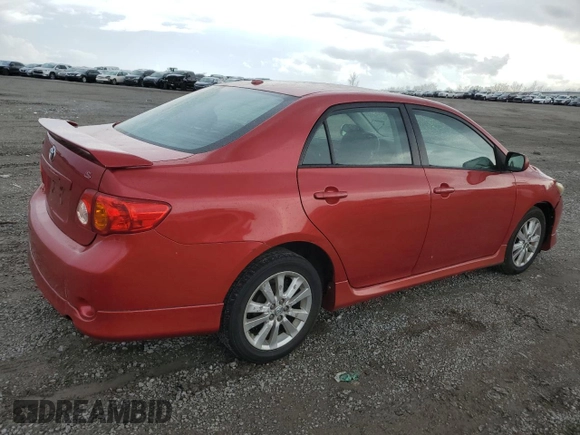 2009 Toyota Corolla with VIN 2T1BU40EX9C114798, listed as a Copart auction lot 51593365 with 164,331 mi miles and Salvage Title. Bid and sale history available at carsss.com. Image 3.