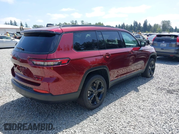 2024 Jeep Grand Cherokee Limited with VIN 1C4RJKBG3R8530486, listed as a IAAI auction lot 42373818 with 14,280 mi miles and . Bid and sale history available at DreamBid. Image 4.